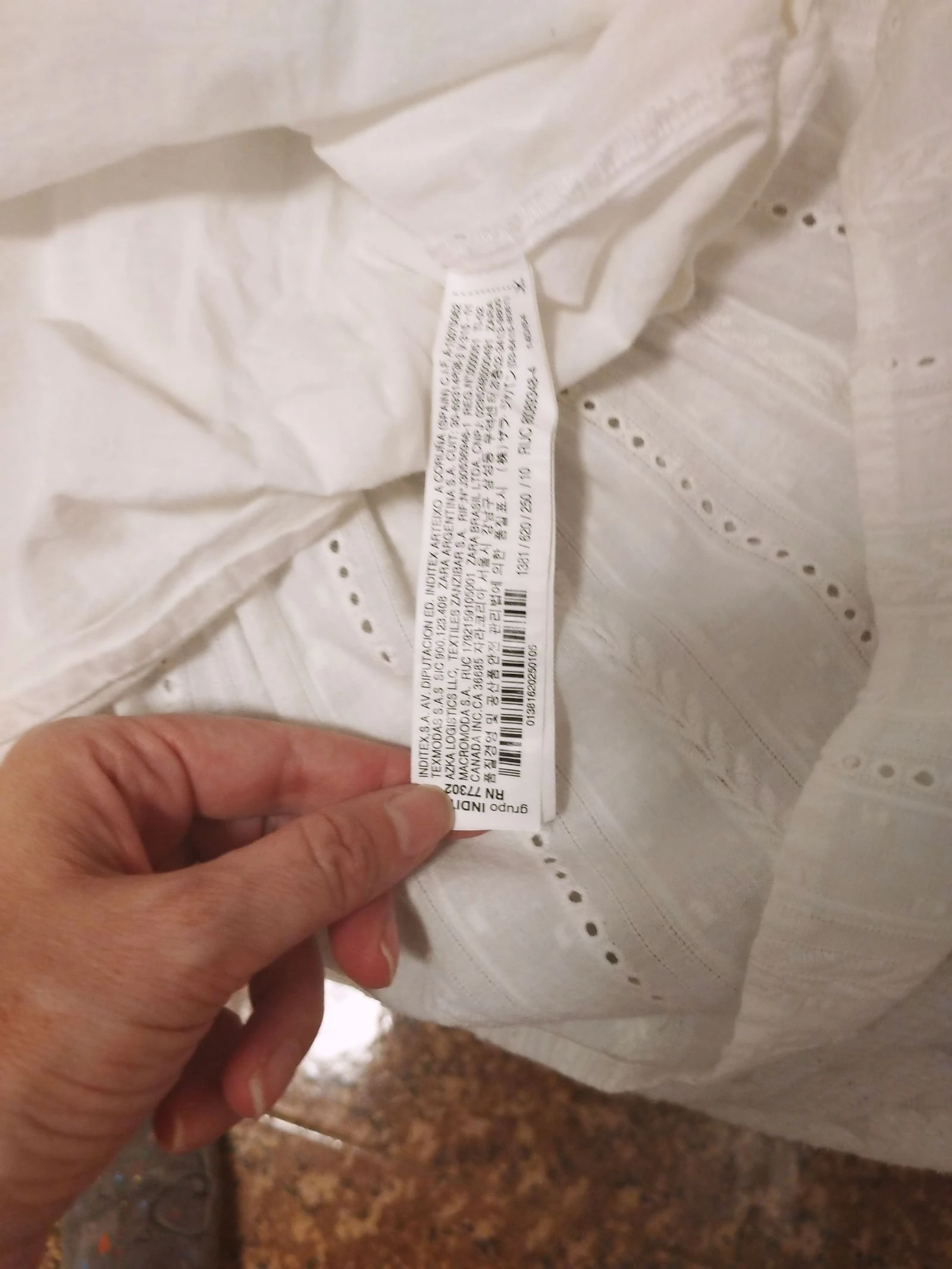 Zara Vestido largo bordado talla 10 – photo 11